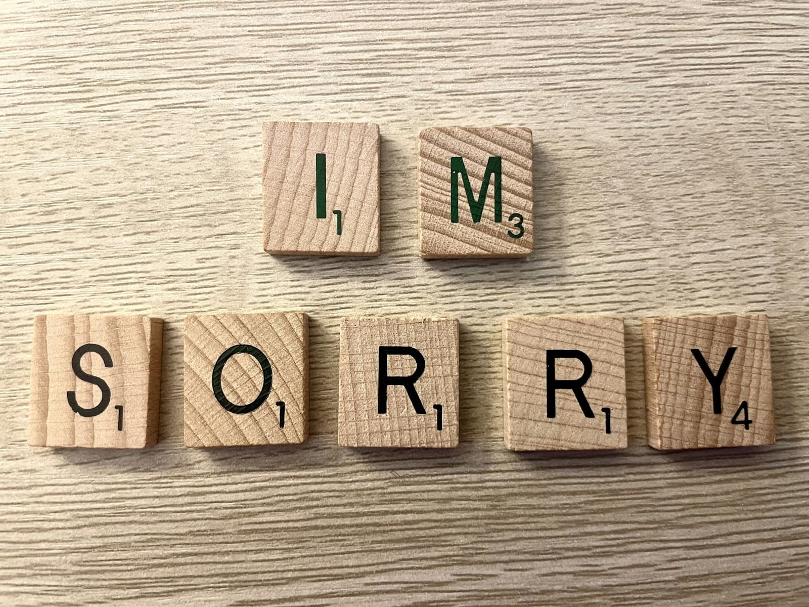 Apology Accepted